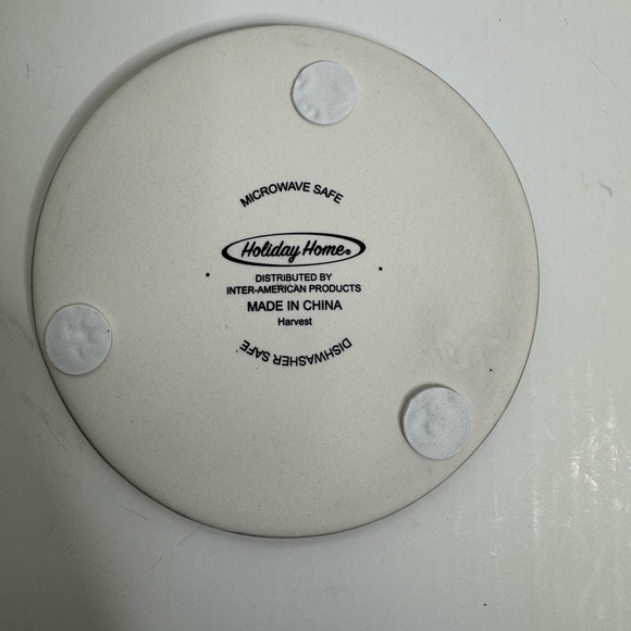 Set of 4 Sage Green Ceramic “Blessed” Coasters by Holiday Home. “Harvest” (2-A) - Picture 3 of 5